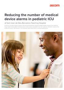 Sant Joan de Déu 
Barcelona
Teaching Hospital
Case study