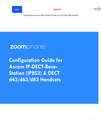 Ascom IP-DECT - Zoom config guide